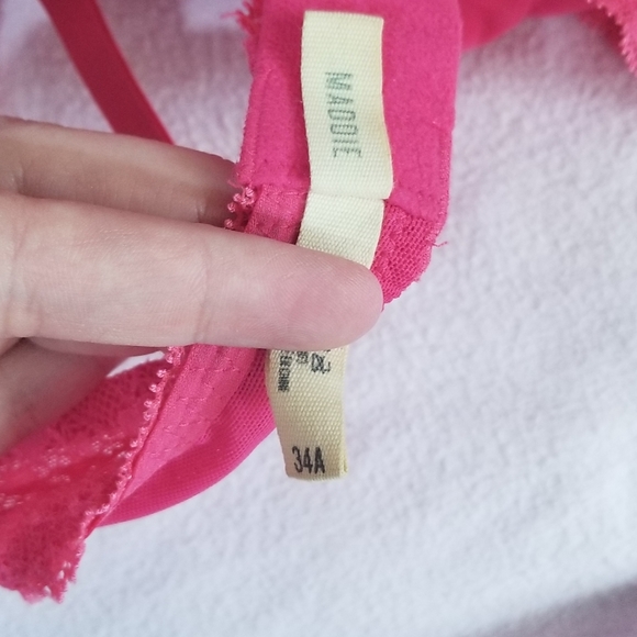 Aerie Hot Pink Maddie Bra 34A - Picture 3 of 3
